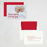 "More and more" - Holiday Cards in Candy Cane by Lea Delaveris - Assembled