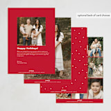 "Simply the cutest" - Holiday Cards in Arctic by Lea Delaveris - Back of Card Options