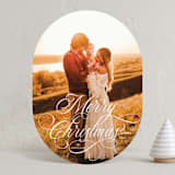 "Holiday Chic" - Holiday Cards in Starlight by Vivian Yiwing - Front