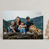 "Postcard Details" - Holiday Cards in Navy by Lisa Assenmacher - Front
