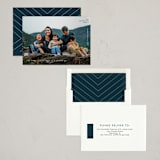 "Postcard Details" - Holiday Cards in Navy by Lisa Assenmacher - Assembled