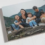 "Postcard Details" - Holiday Cards in Navy by Lisa Assenmacher - Detail