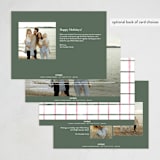 "watercolor wavy border" - Holiday Cards in Gumdrop by Cass Loh - Back of Card Options