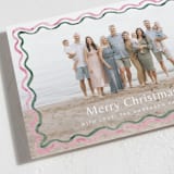 "watercolor wavy border" - Holiday Cards in Gumdrop by Cass Loh - Detail