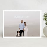 "Minimal Happy" - Holiday Cards in Spruce by Wendy Chung - Front