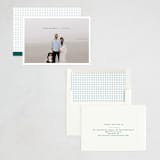 "Minimal Happy" - Holiday Cards in Spruce by Wendy Chung - Assembled