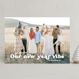 "Our vibe" - Holiday Cards in Snow by Creo Study - Front