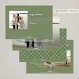 "Lovely Flourish" - Holiday Cards in Wreath by Brandy Folse - Back of Card Options