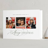 "Lovely Flourish" - Holiday Cards in Wreath by Brandy Folse - Folded Card