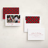 "Elegant_1" - Holiday Cards in Peppermint by Melanie Kosuge - Assembled