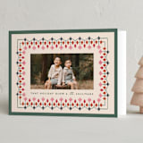 "Woodland Border" - Holiday Cards in Pine by Julie Murray - Folded Card