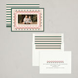 "Woodland Border" - Holiday Cards in Pine by Julie Murray - Assembled