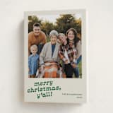 "Pecos" - Holiday Cards in Cactus by Megan Davis - Folded Card