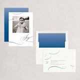 "Flourished" - Holiday Cards in Blueberry by Mansi Verma - Assembled