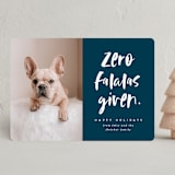 "Zero Falalas" - Holiday Cards in Navy by Erica Krystek - Front