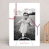 "Minimal Joy" - Holiday Cards in Twilight by lena barakat - Front