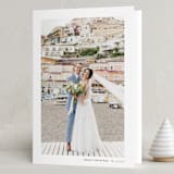 "Minimal Christmas" - Holiday Cards in Sage by Stephanie Hawkes - Folded Card