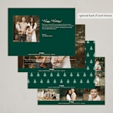 "happy holiday cheer" - Holiday Cards in Forest by Karidy Walker - Back of Card Options