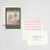 "Joyful & Bright" - Holiday Cards in Grape by Angela Thompson - Assembled