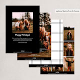 "Curator" - Holiday Cards in Ink by Megan Davis - Back of Card Options