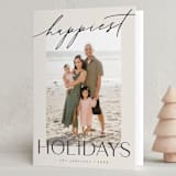 "alluring" - Holiday Cards in Latte by Carolyn Nicks - Folded Card