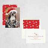 "Have I Been Good" - Holiday Cards in Snow by Becky Nimoy - Assembled