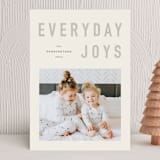 "Everyday Joy" - Holiday Cards in Stone by Amy Kross - Front