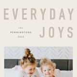 "Everyday Joy" - Holiday Cards in Stone by Amy Kross - Detail