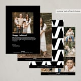 "Sloane" - Holiday Cards in Snow by Morgan Kendall - Back of Card Options