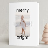 "Sloane" - Holiday Cards in Snow by Morgan Kendall - Folded Card