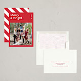 "Format" - Holiday Cards in Cherry by Bethan - Assembled