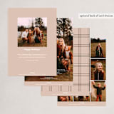 "Peace Joy Love" - Holiday Cards in Eggnog by Leah Ragain - Back of Card Options
