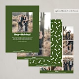 "Deck the Yard" - Holiday Cards in Grass by Kayla King - Back of Card Options