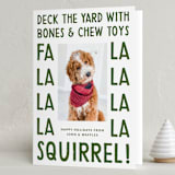 "Deck the Yard" - Holiday Cards in Grass by Kayla King - Folded Card