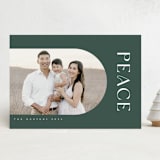 "Camber" - Holiday Cards in Juniper by Snow and Ivy - Front