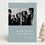 "Very Joyful" - Holiday Cards in Winterberry by Blustery August - Front