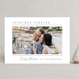 "Together Forever" - Holiday Cards in Cranberry by Chris Griffith - Front