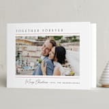 "Together Forever" - Holiday Cards in Cranberry by Chris Griffith - Folded Card