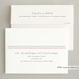"Together Forever" - Holiday Cards in Cranberry by Chris Griffith - FREE Recipient Addressing