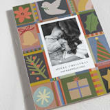 "Folk Frame" - Holiday Cards in Kraft by Sumak Studio - Detail