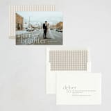 "Merrier and Brighter" - Holiday Cards in Snow by Amy Kross - Assembled