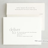 "Merrier and Brighter" - Holiday Cards in Snow by Amy Kross - FREE Recipient Addressing