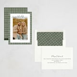 "Tattersall" - Holiday Cards in Evergreen by Ekko Studio - Assembled