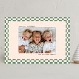 "Swiss" - Holiday Cards in Sage by Julie Murray - Front