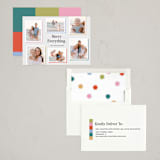 "Color Palette" - Holiday Cards in Candy by Paper Raven Co. - Assembled