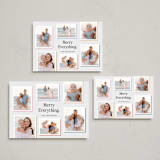 "Color Palette" - Holiday Cards in Candy by Paper Raven Co. - Formats Available