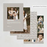 "Script Duo" - Holiday Cards in Snowman by Ekko Studio - Back of Card