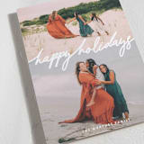 "Script Duo" - Holiday Cards in Snowman by Ekko Studio - Detail