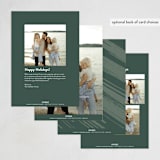 "Camber" - Holiday Cards in Juniper by Snow and Ivy - Back of Card Options