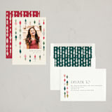 "Bejeweled" - Holiday Cards in Cranberry by Vivian Yiwing - Assembled